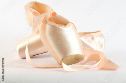 Close-up of ballet pointe