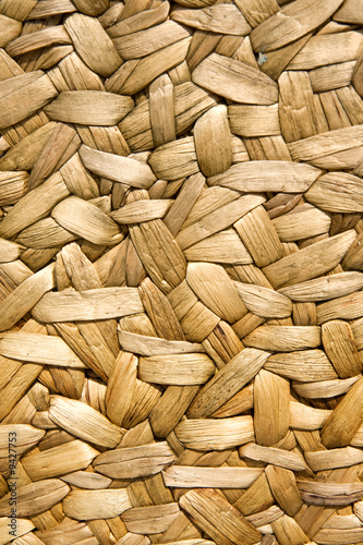Background of rustic interlaced straw