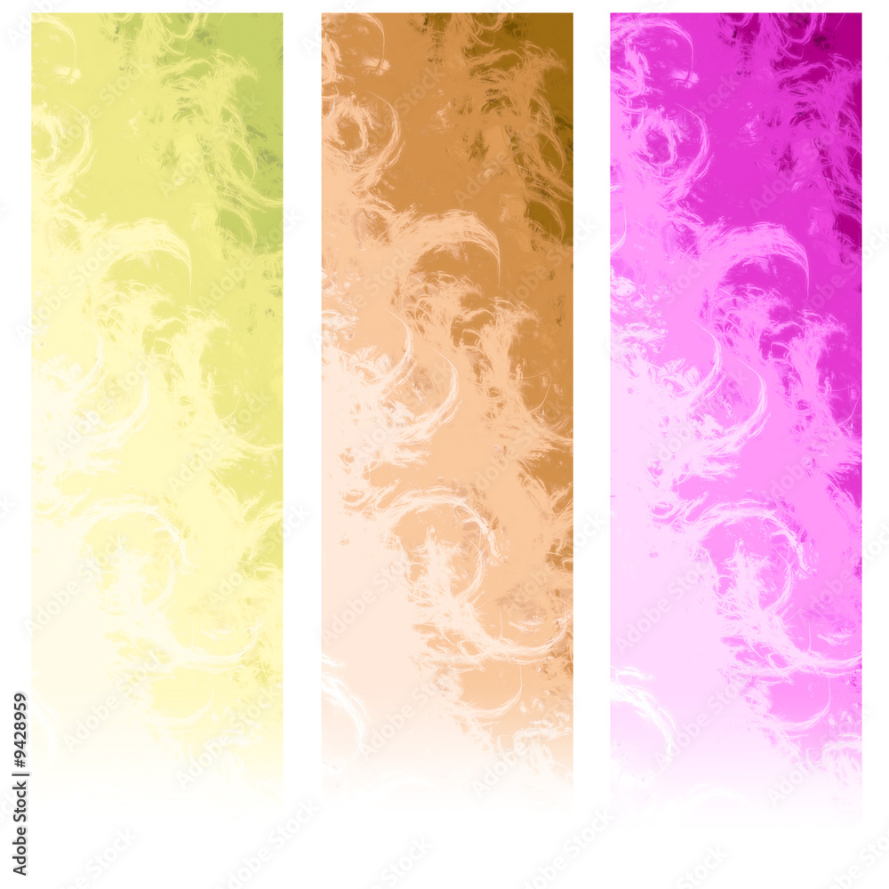 Vertical abstract web banners Vertical abstract web banners