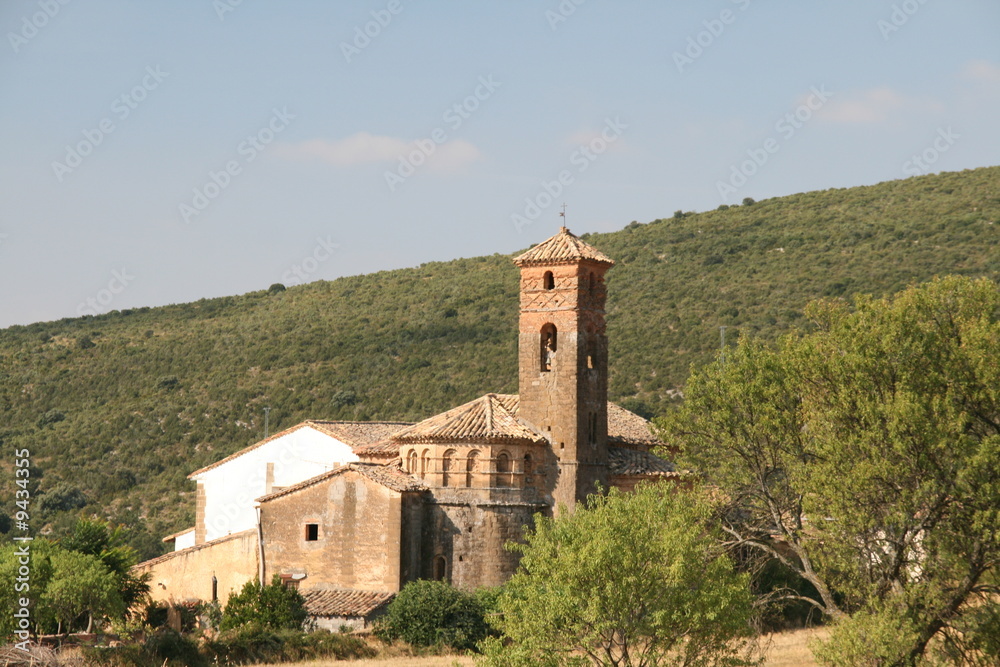 Eglise dans un village en Espagne