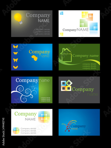 Business card set