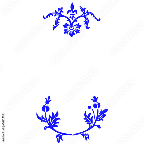 ORNEMENTAL BLEU VIF