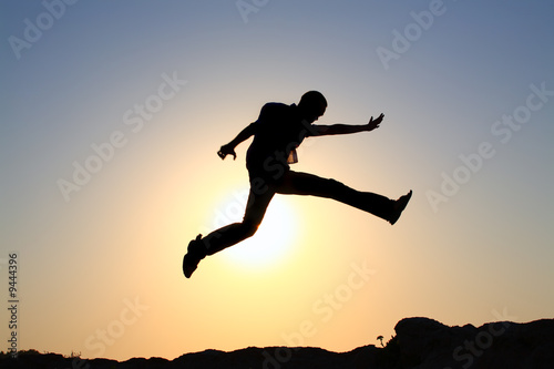 jump for joy silhouette