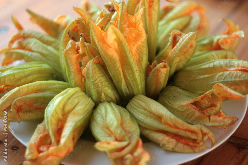 Obraz premium fiori di zucca
