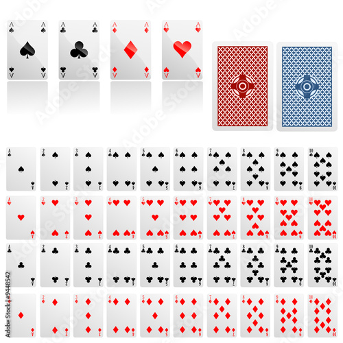 collection of game card vector