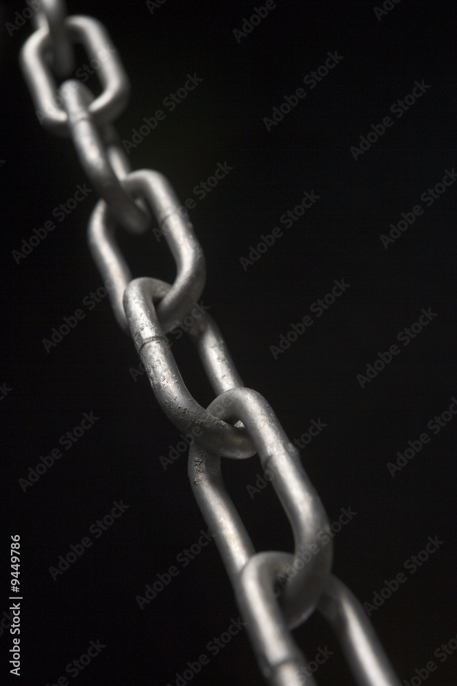 Close-Up Of Metal Chain Close-Up Of Metal Chain