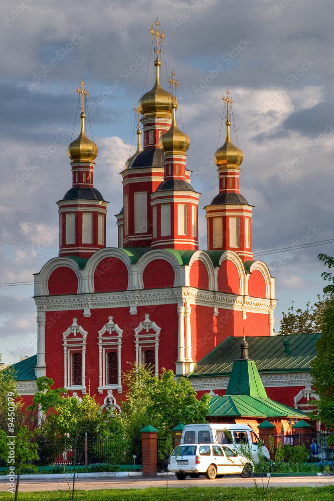 Fototapeta premium Russian church in Moscow