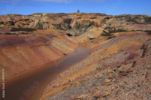 Parys Mountain an old copper mine near Amlwch Anglesey