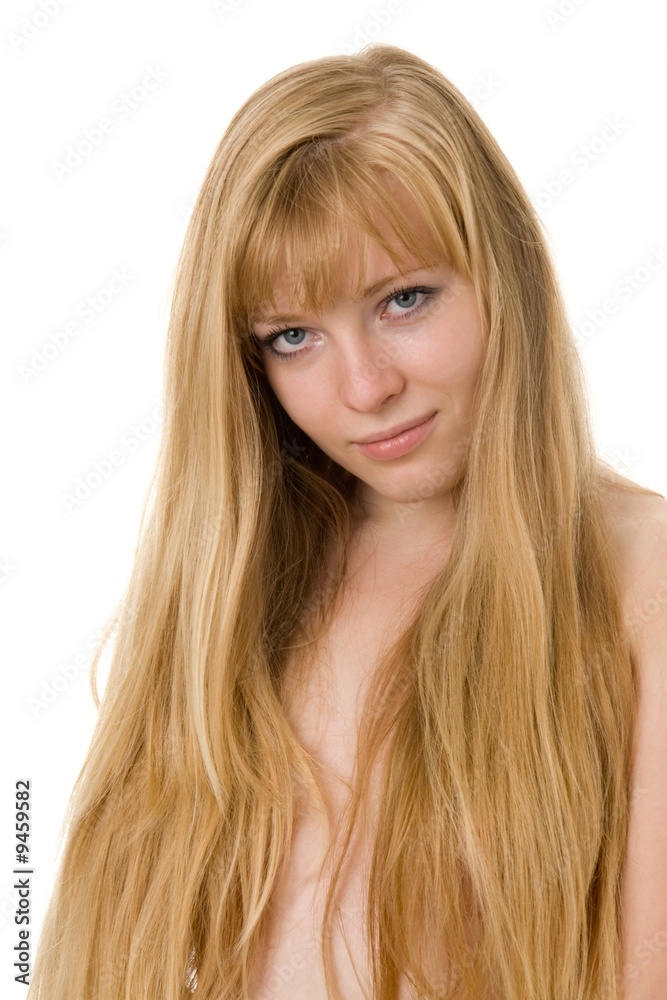 Portrait of the blond girl Portrait of the blond girl