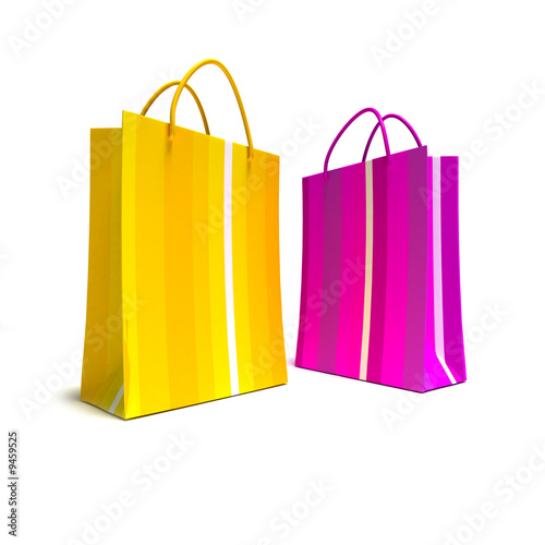 Pair of colourful striped s...