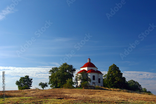 Village chapel in summer countryside