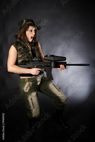 Paintball girl