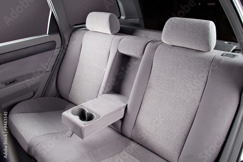 car back seat interior