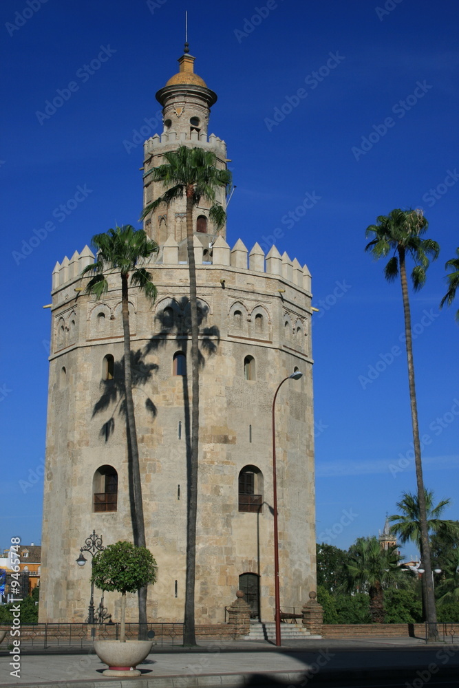 tour d'or à Séville ou torre de oro