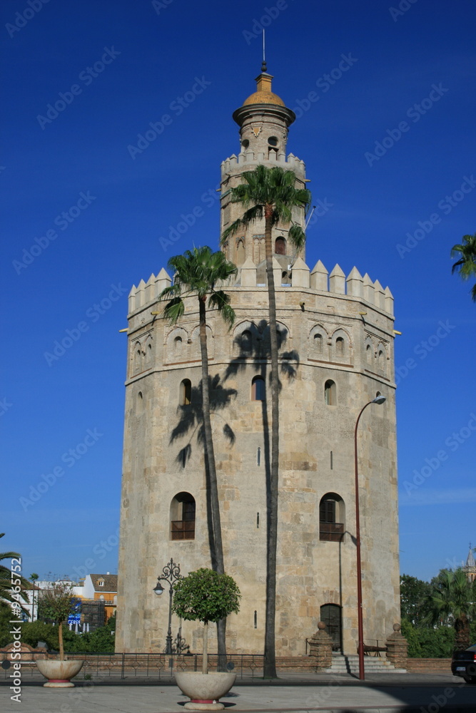 tour d'or à Séville ou torre de oro