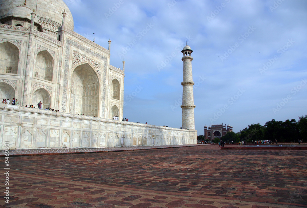 Fototapeta premium Overview from Taj Mahal, Agra, India