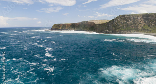 The rocky coastline of the Azores island of Terceira