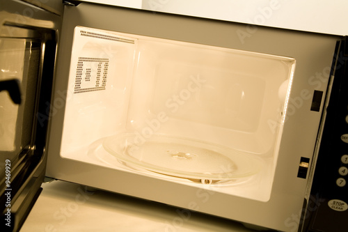 Microwave Oven close up shot