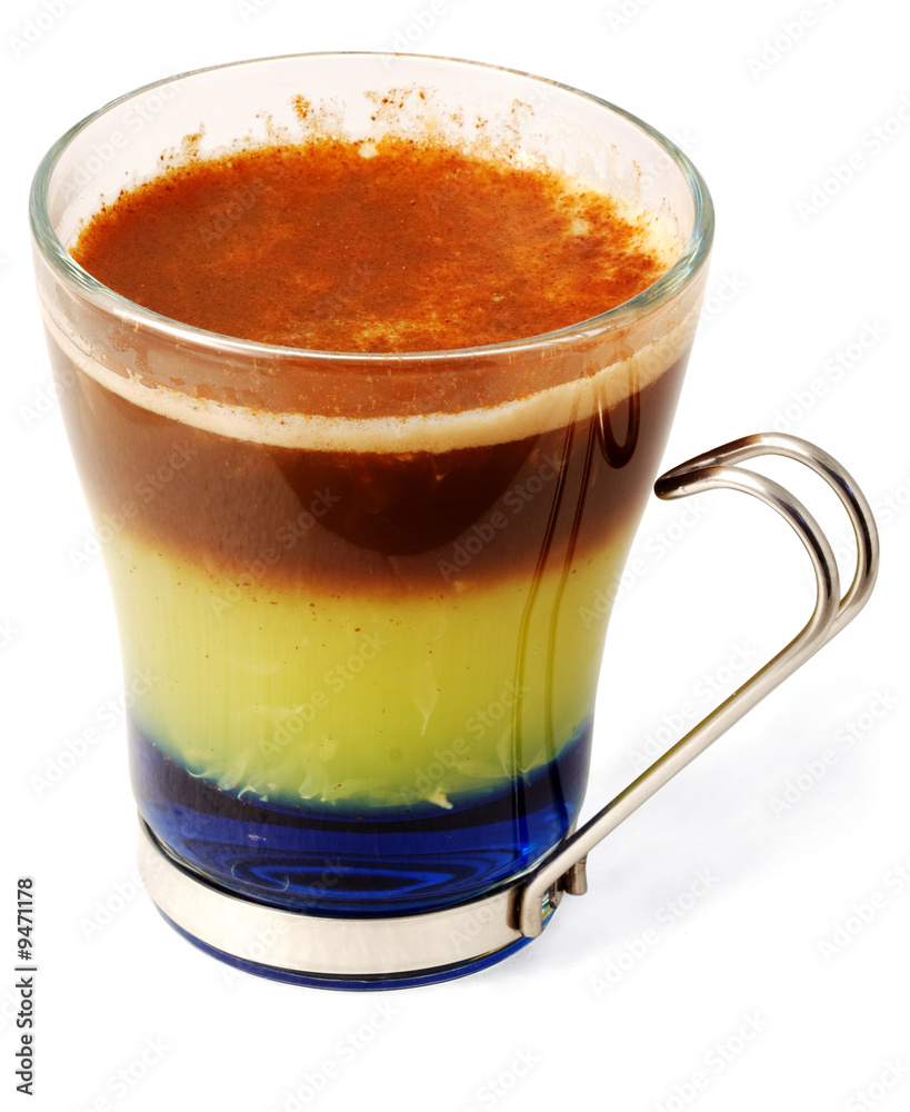 Alcohol cocktail in glass cup Alcohol cocktail in glass cup