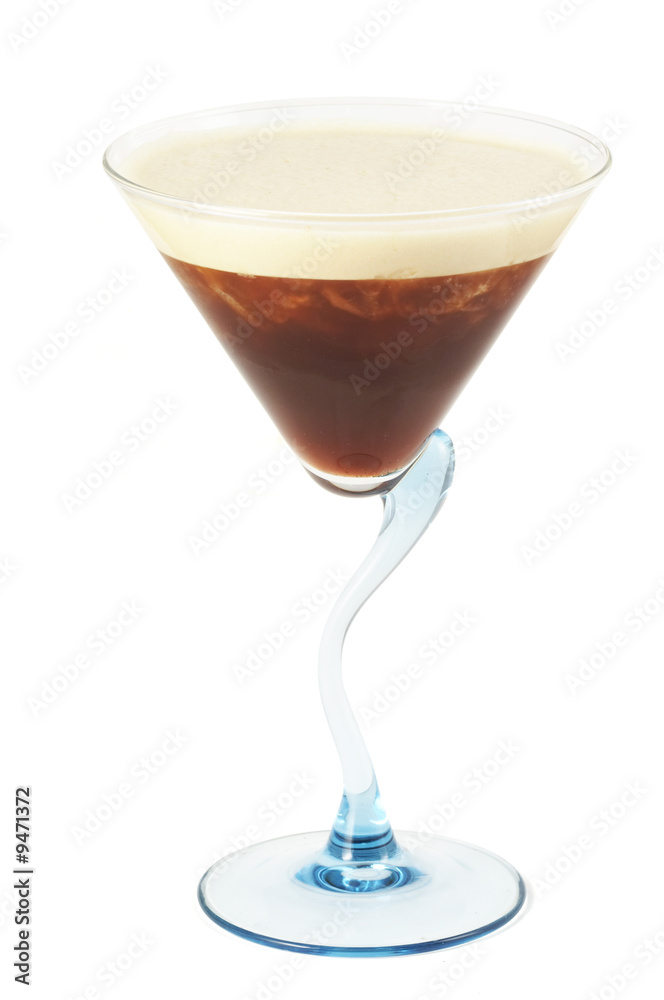 Coffee cocktail in glass ¹18