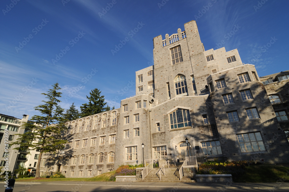 Buildings in university of British Columbia