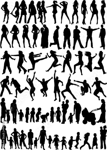 Subject People Silhouettes - Big Collection