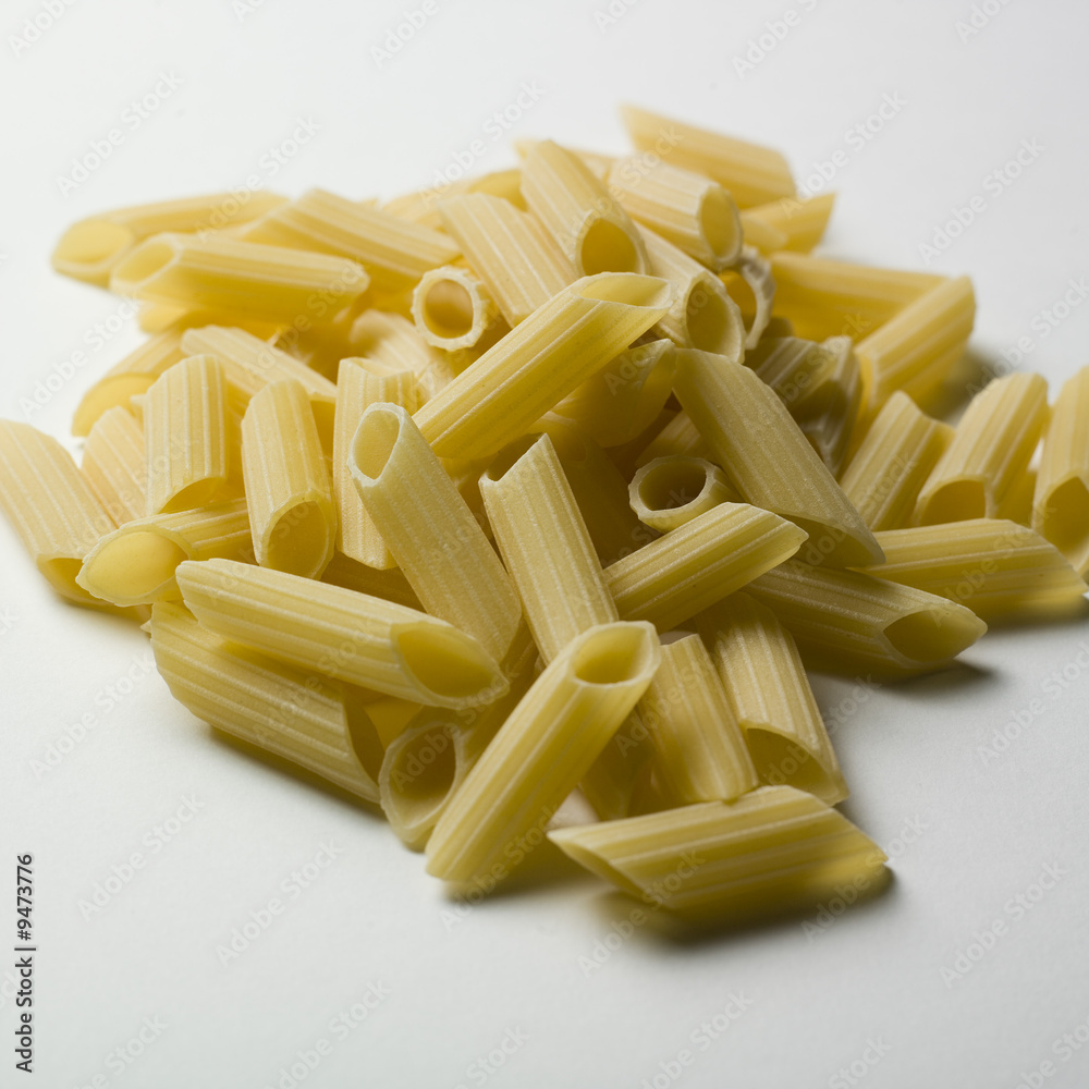 Raw italian pasta