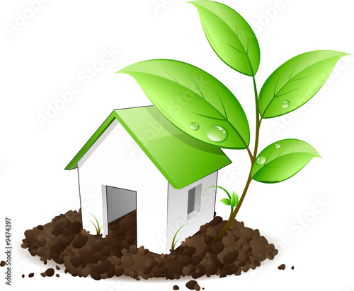 Concept maison écologique