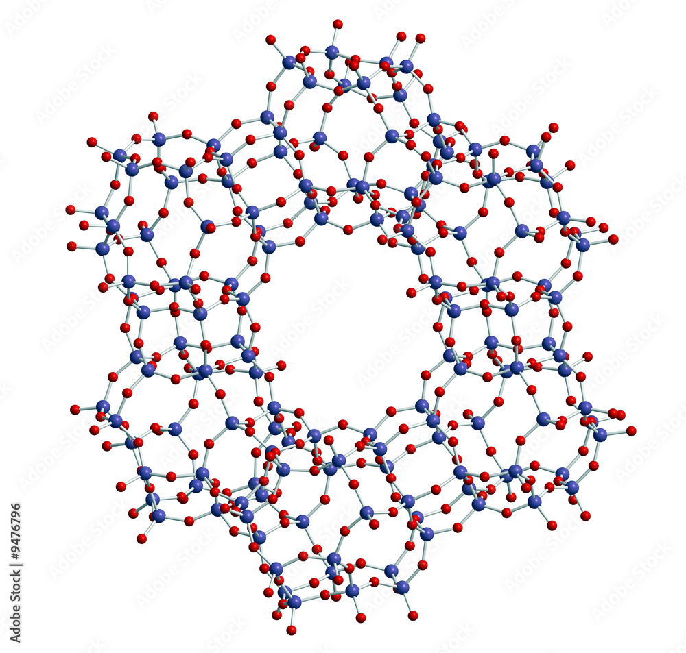 3d model of molecular structure 3d model of molecular structure