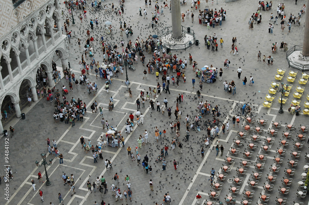 Obraz premium foule a venise