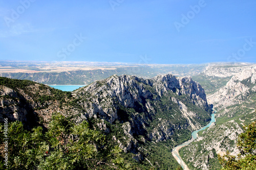 Vue sur les gorges du Verdon