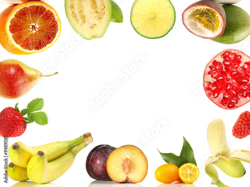 Rahmen aus Früchte