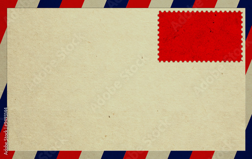 Envelope And Big Red Stamp