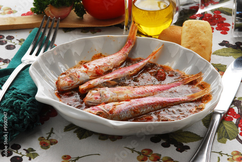 Triglie alla livornese - Secondi di pesce Toscana photo