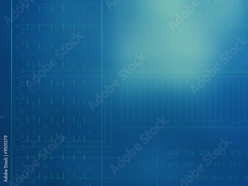 Technology background abstract with binary code.