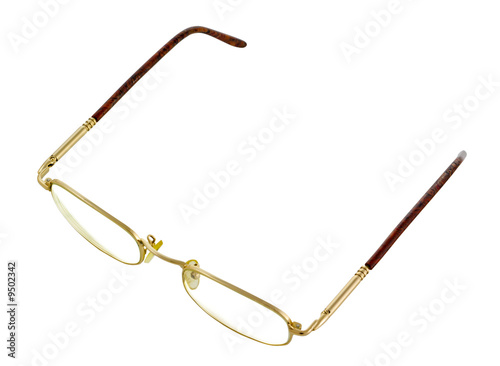 Eyeglasses isolated on white whithout shadow