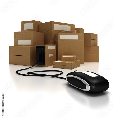 Heap of packages with a com...