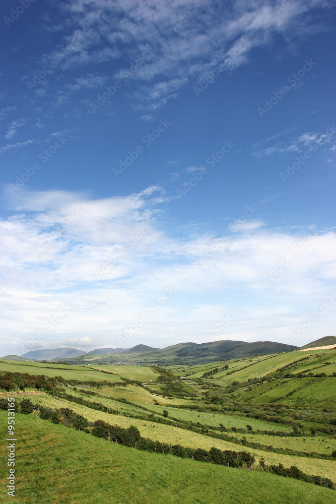 The rolling hills of Ireland