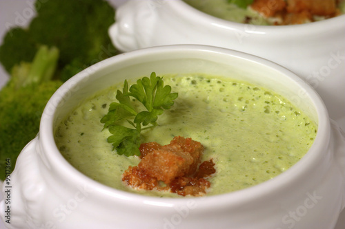 Broccolicremesuppe photo