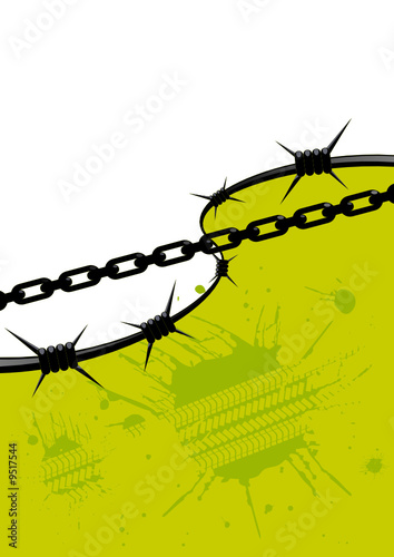 hintergrund dreckig stacheldraht