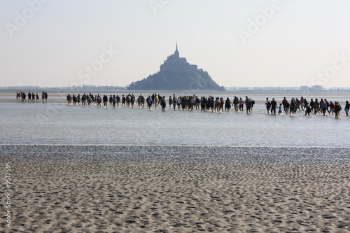 traversée de la baie du mont saint michel