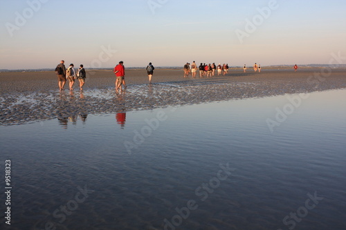 traversée de la baie du mont saint michel