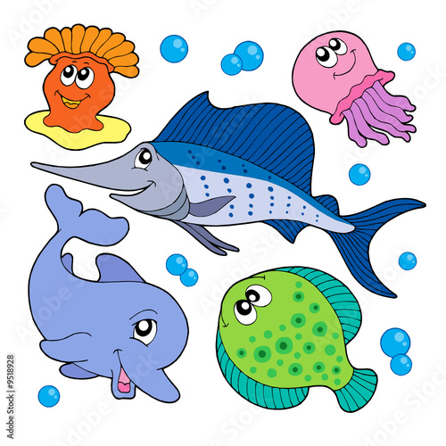 Cute marine animals collection 2