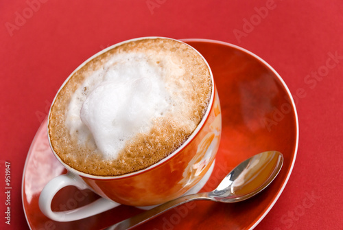 cappuccino mit milchschaum