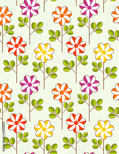 Seamless floral background.