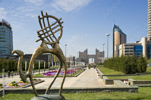Avenue of Republik in Astana