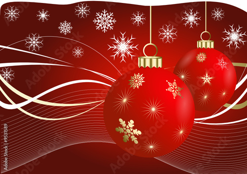 fond rouge de Noël