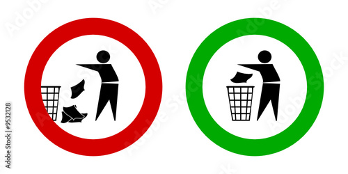 zeichen umwelt sauber halten
