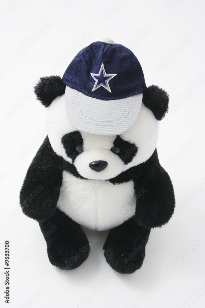 Soft Toy Panda Wearing Cap Soft Toy Panda Wearing Cap