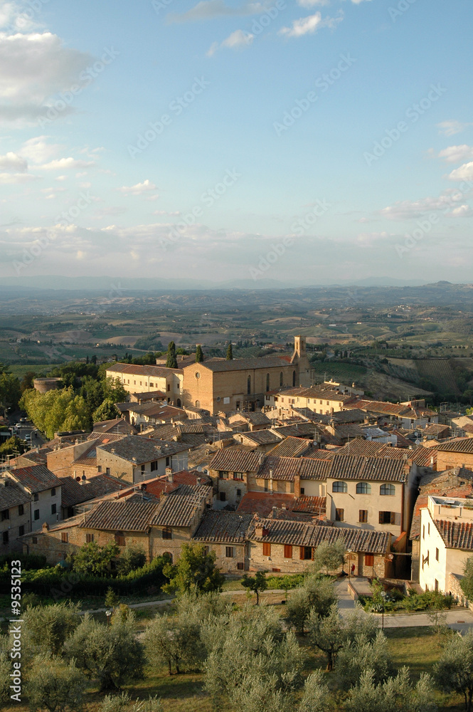 Obraz premium village toscan